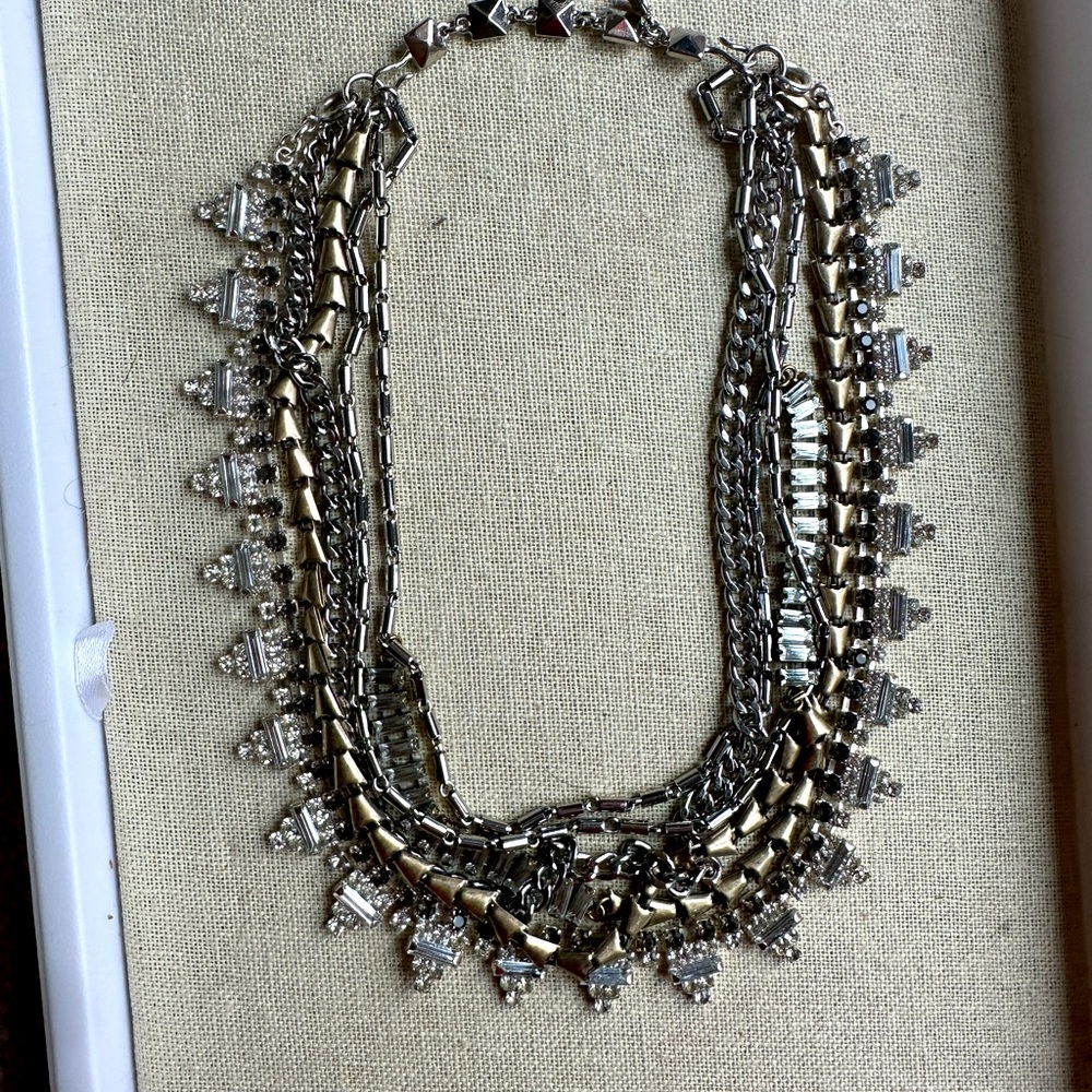 Stella & Dot Mixed Metal Sutton necklace